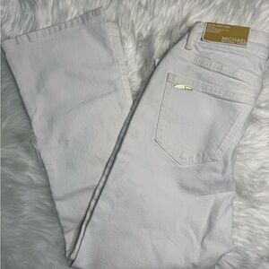 Michael Kors White Flare & Wide Leg Jeans